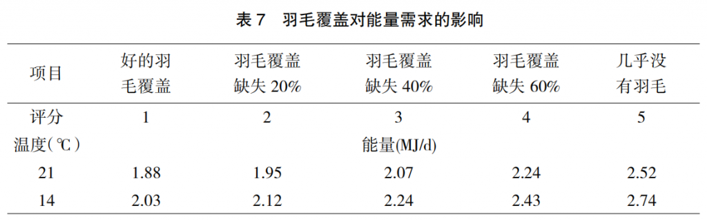 现代肉种鸡群体况的评估