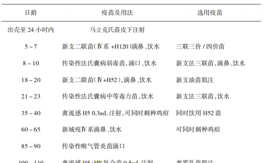 湘黄鸡疾病防治